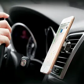 Baseus Magnet phone holder Iron Suit kit Schwarz/Silber