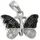 GALLAY Schmetterling Silber 925