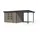 Karibu Jupiter 5 D 5,42 x 2,67 m Wassergrau