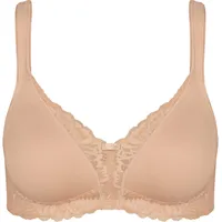 Triumph Modern Lace+Cotton BH ohne Bügel 10207539 neutral beige 100A