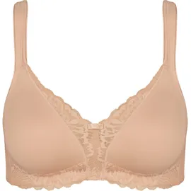 Triumph Modern Lace+Cotton BH ohne Bügel 10207539 neutral beige 100A