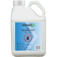 INSIGO Milbenspray gegen Hausstaubmilben Mittel zur Milbenbekämpfung - geruchloses Milben-Mittel - auf Wasserbasis - 5 Liter
