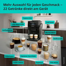 Siemens EQ600 iAroma TP601E09 Klavierlack schwarz