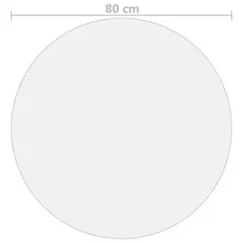 vidaXL Tischfolie Matt PVC
