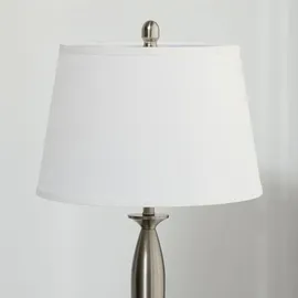 Homcom 3-teiliges Leuchten-Set Silber/Weiß 2 St.