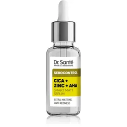 Dr. Santé Sebocontrol Cica + Zinc + AHA mattierendes Serum zur Verkleinerung erweiterter Poren 30 ml