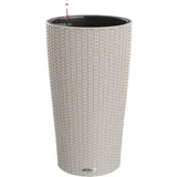 LECHUZA Cilindro Cottage Komplettset Ø 23 x 41 cm sandbraun