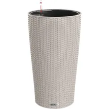 LECHUZA Cilindro Cottage Komplettset Ø 23 x 41 cm sandbraun
