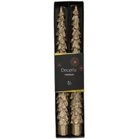 Kaemingk Spitzkerze 26 cm 2 St. gold