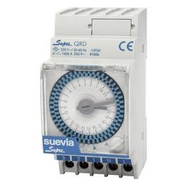 Suevia SUPRA QRD Hutschienen-Zeitschaltuhr analog 230 V/AC 4000W