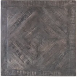 WOMO-DESIGN Beistelltisch Grau Mangoholz 60 x 60 x 46 cm