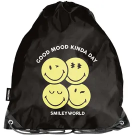 Goldkids 4er-Set Schulranzen Emoji Motiv Schwarz/Bunt