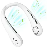 Klingenloser Nackenventilator, Tragbarer Mini-usb-ventilator, Besonders Starker Luftstrom, Leiser, Natürlicher Luftstrom, Wiederaufladbar