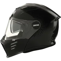 Simpson Darksome Solid, Klapphelm - Schwarz - XXL