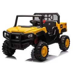 Chipolino Elektrobuggy CAT UTV Doppelsitzer, Fernbedienung, Hupe, USB-Anschluss gelb