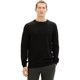 Tom Tailor 1038426 Basic Knit Pullover Black 2XL