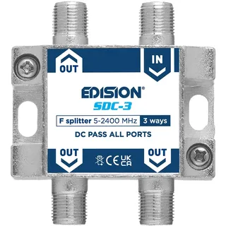 Edision SDC-3 SAT-Verteiler 3-Fach 5-2400 MHz