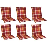 Beautissu Niedriglehner Auflage Sunny 100x50x6cm Rot
