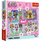 Puzzle 4w1 Lol Poznaj Laleczki Trefl 34613