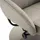 Homcom Relaxsessel Kunstleder 78 x 98 x 71 cm Grau mit Hocker