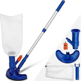 tillvex Pool Bodensauger Set Aluminium PVC