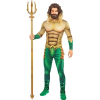 Funidelia | Aquaman Kostüm 100% OFFIZIELLE für Herren Größe XXL Superhelden, DC Comics, Justice League - Farben: Bunt, Zubehör für Kostüm - Lustige Kostüme für deine Partys