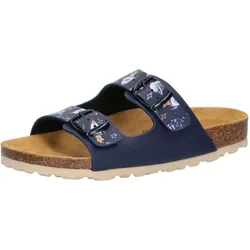 Pantolette Jungen Schnallen LICO Bioline Universe BLAU 39