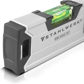 STAHLWERK Digitale Wasserwaage DW-400 ST Silberfarben 40 cm