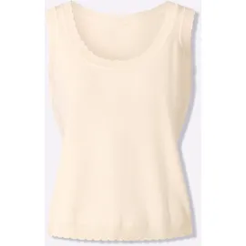 Heine Pullunder Stricktop Beige 50