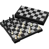 Philos 2737 - Schachset, Schach-Kassette, Kunststoff, klappbar, Feld 28mm