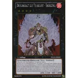 PGLD-DE045 - Bruderschaft der Feuerfaust - Tigerkönig - Gold Rare - DE - im Set mit Ultrapro Toploader - Yugioh