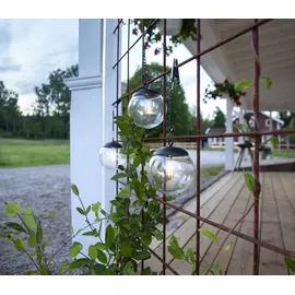 Star Trading Solar-Hängeleuchte Globe 3er-Set