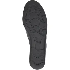 CAPRICE Damen Ballerinas aus Leder mit Lack, Blau (Ocean Comb), 37 EU