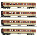 Roco H0 4er-Set 1: „jaffa-Express“, ÖBB 1. Klasse Apo, 2. Klasse Stamperlwagen Bpoz,