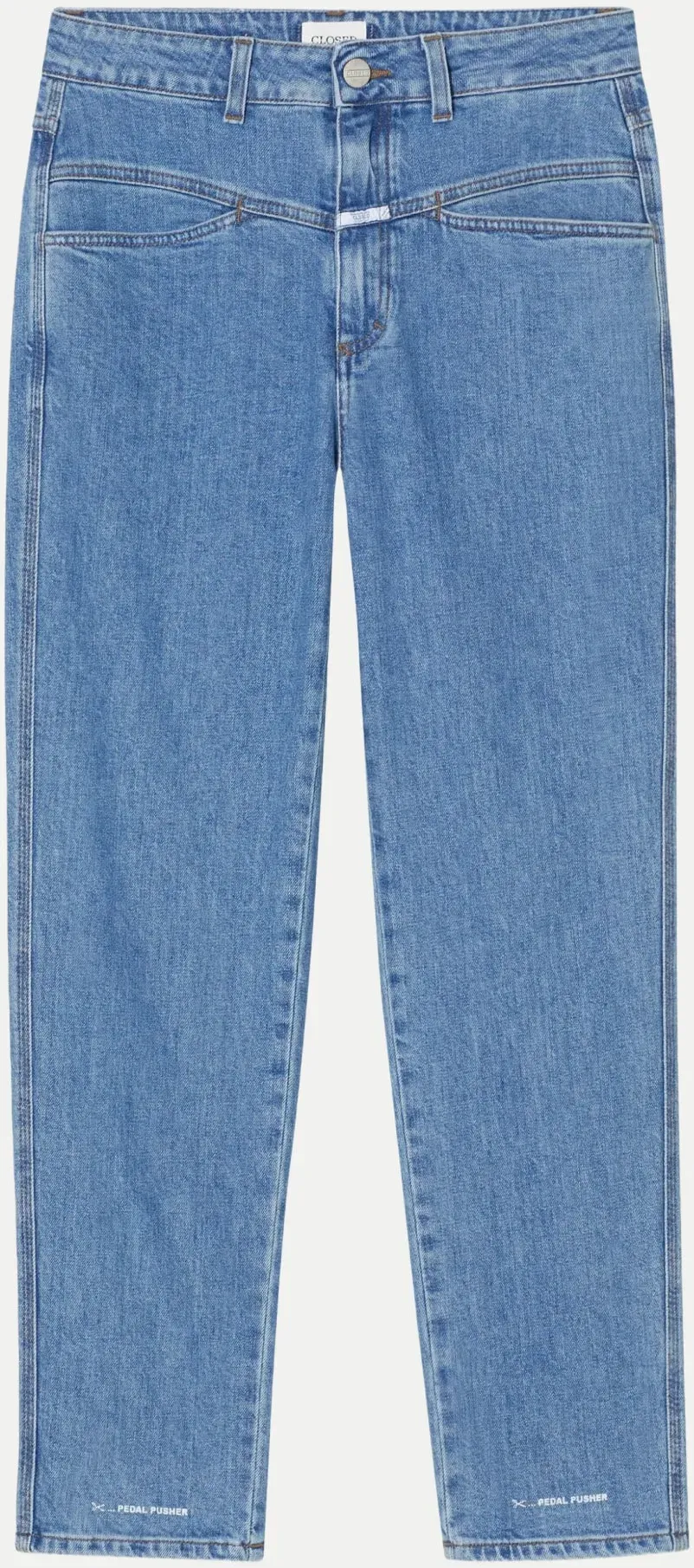 Straight- Leg Jeans Pedal Pusher Blau 28