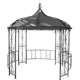 MCW Pergola Cabrera Ø 3 m grau