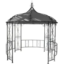 MCW Pergola Cabrera Ø 3 m grau