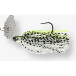 Chatterbait Bealey 10.5 g gelbgrün/silber zitronengelb|SCHWARZ|WEISS No Size