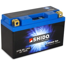 SHIDO LT7B-BS Lithium-Motorradbatterie 3Ah 12V YT7B-BS