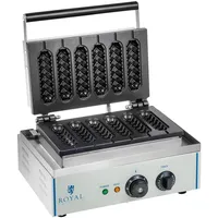 Royal Catering Waffeleisen 1500 Watt Silber