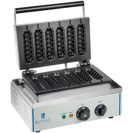 Royal Catering Waffeleisen 1500 Watt Silber