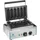 Royal Catering Waffeleisen 1500 Watt Silber