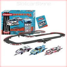 Carrera Digital 132 Retro Grand Prix mit drei Fahrzeugen