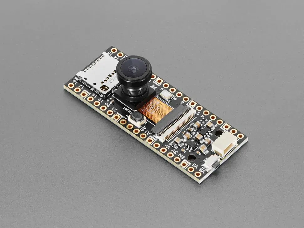 Adafruit PiCowbell OV5640 Kamera, 5MP, RP2040, I2C, PIO, 120 Grad Linse, Weitwinkel