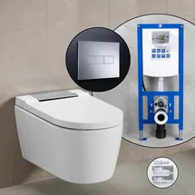 Geberit AquaClean Sela mit WC-Sitz Weiß