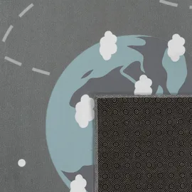 Paco Home Kinderteppich, Grau, Textil, Rechteckig, 240x340 cm, strapazierfähig, für Fußbodenheizung geeignet, Teppiche & Böden, Teppiche, Teppich Kinderzimmer