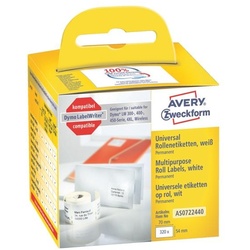 Avery Zweckform Rollenetiketten »AS0722440« weiß