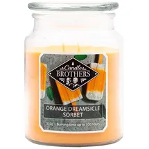Candle-Brothers Orange Dreamsicle große Duftkerze 2 Docht orange