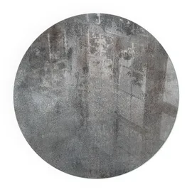 Tulup Funkenschutzplatte Glas 50 x 50 x 0,4 cm Grau