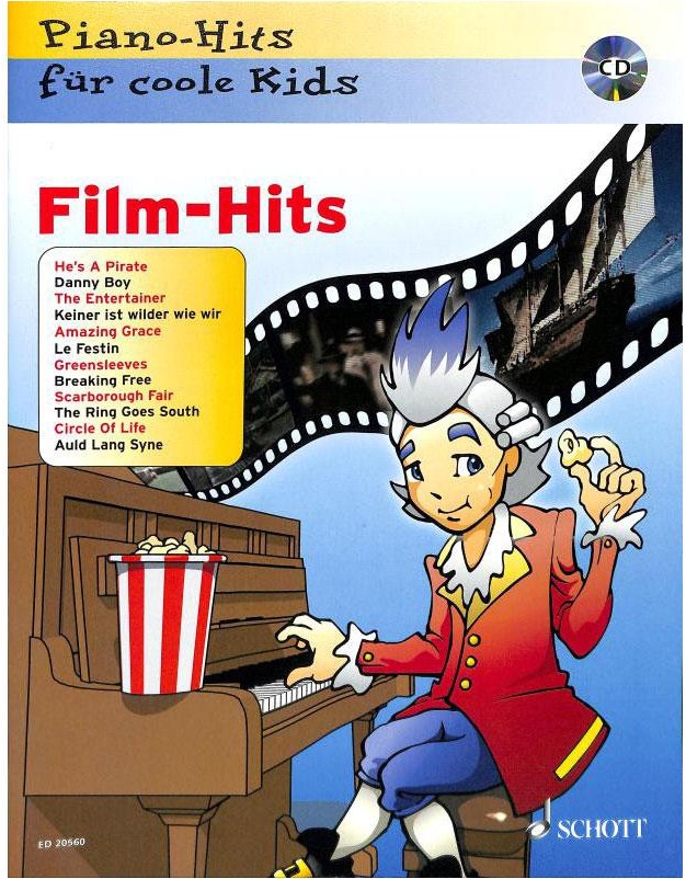 Piano-Hits für coole Kids - FILM HITS inkl. CD